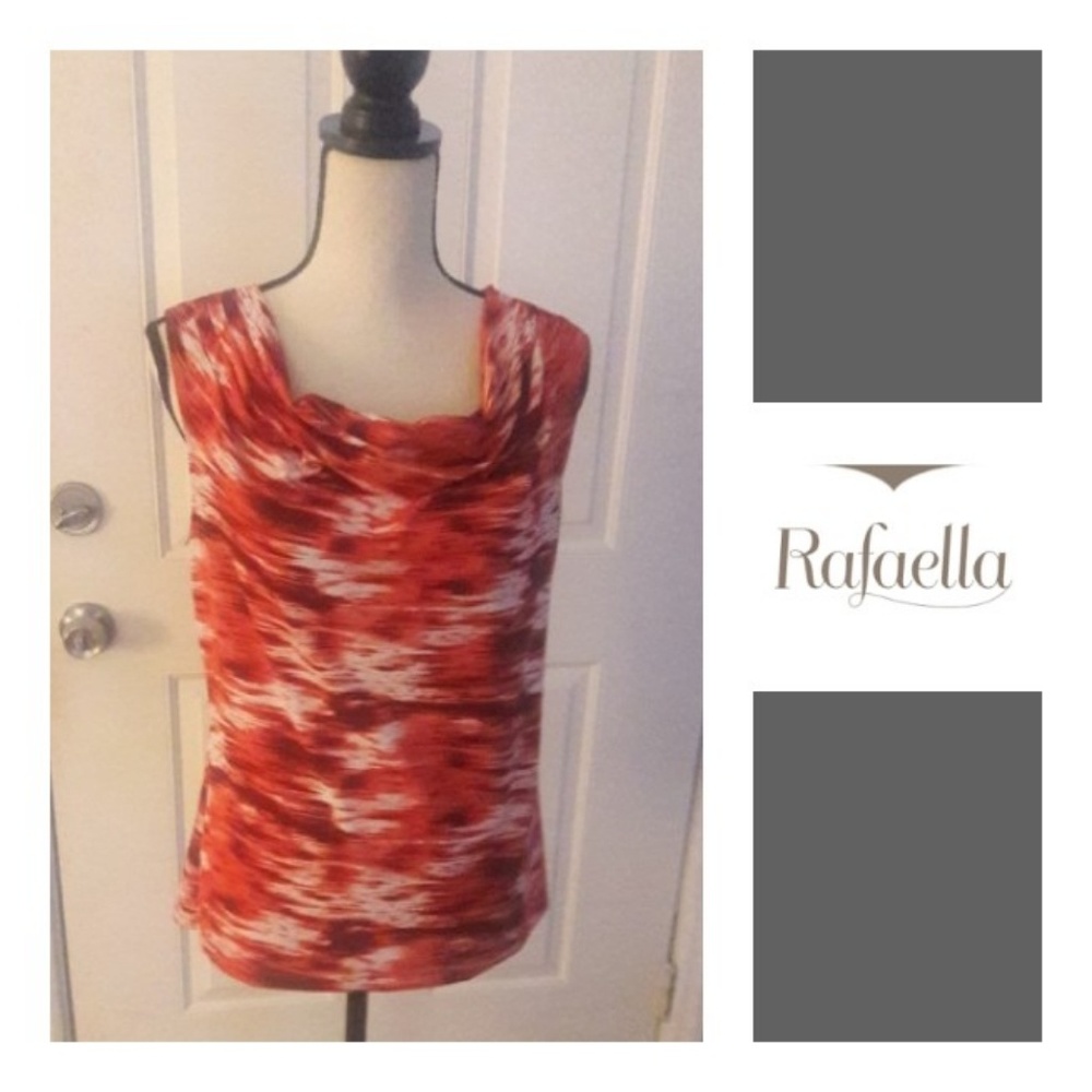 Rafaella Cowl- Neck Tank Top